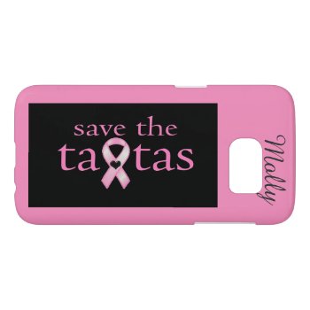 Pink Fight Breast Cancer Ribbon Choose Device Samsung Galaxy S7 Case by Frasure_Studios at Zazzle