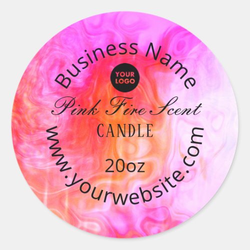 Pink Fire Product Label