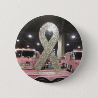 Pink Fire Truck Breast Cancer awareness pin