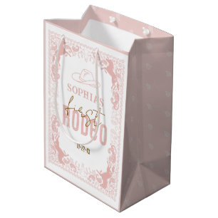 Pink First Rodeo Birthday Gift Bag – Western Cowgi