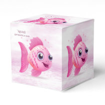 Pink Fish Favor Box