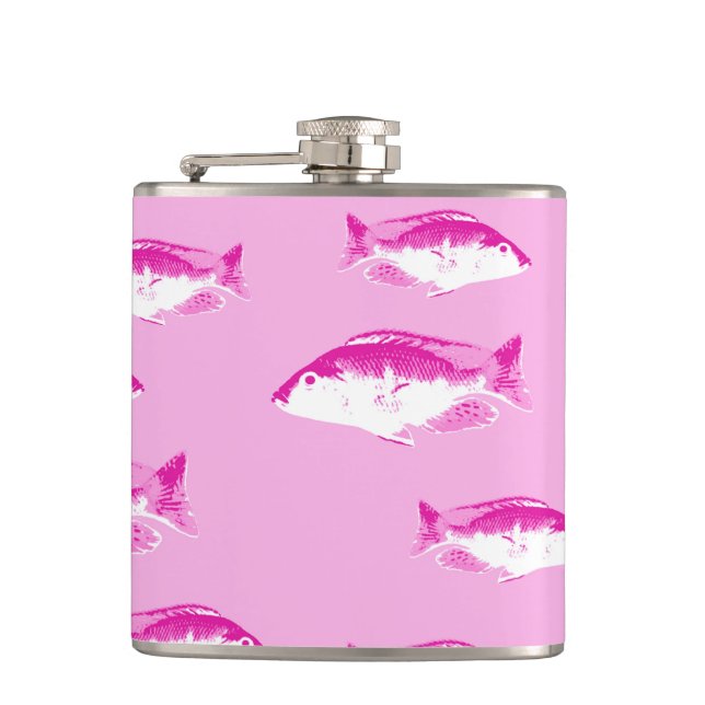Pink fish flask (Front)