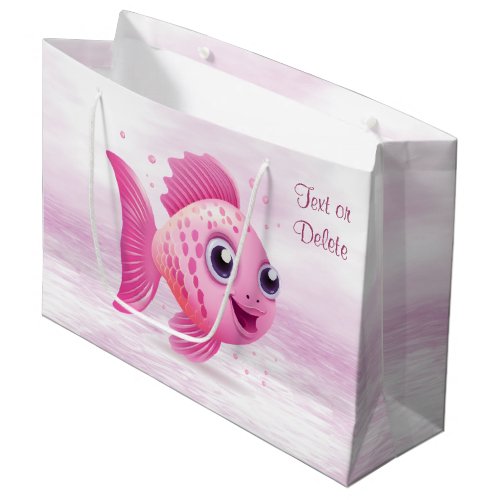 Pink Fish Gift Bag