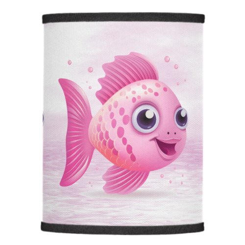 Pink Fish Lamp Shade