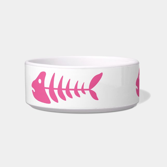 Pink Fishbones Bowl (Left)