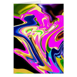 Pink Flair Waves : Happiness, Healing n Smiles Cards