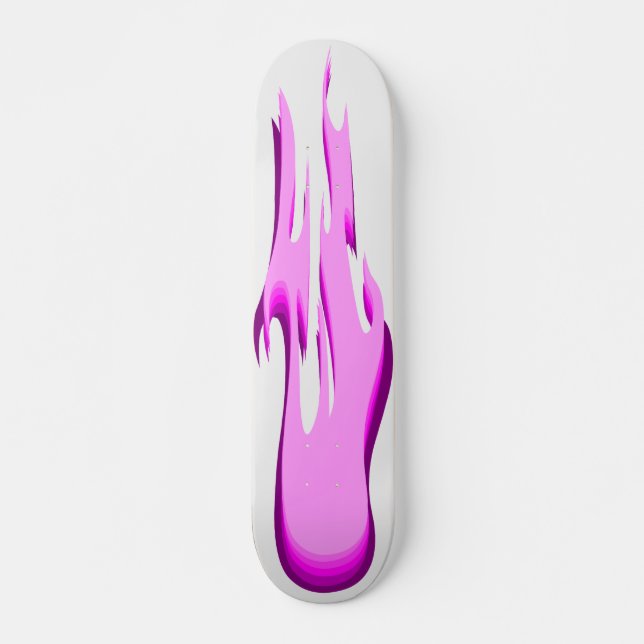 Pink Flame Girl Skateboards (Front)