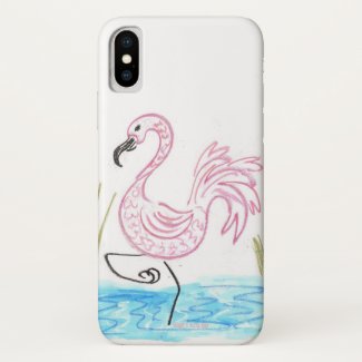 Pink Flamingo #13 by EelKat Wendy C Allen Samsung Galaxy S2 Case