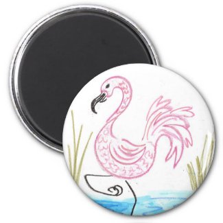 Pink Flamingo #13 Magnet