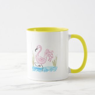 Pink Flamingo #13 Mug