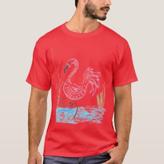 Pink Flamingo #13 T-Shirt