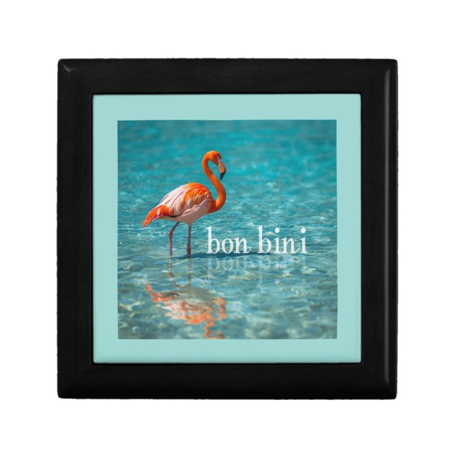 Pink flamingo abc islands gift box (Front)