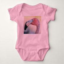 Pink Flamingo Baby Romper with TuTu