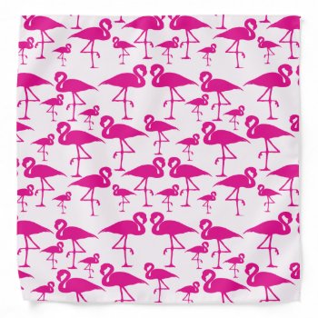 Pink Flamingo Bandana by dawnfx at Zazzle
