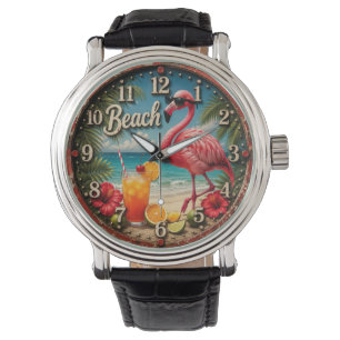 Pink Flamingo Beach Watch