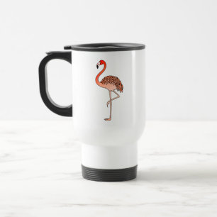 Pink Flamingo Bird Lineart-57567 Coffee Mug