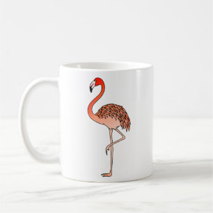 Pink Flamingo Bird Lineart-57567 Coffee Mug