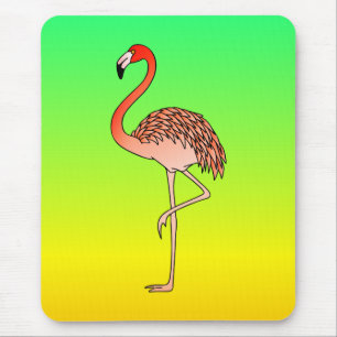 Pink Flamingo Bird Lineart-57567 Coffee Mug Mouse Pad