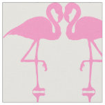 Pink Flamingo Bird Sewing Pattern Fabric