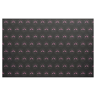 Pink Flamingo Birds Fabric