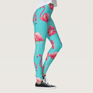 Women's Pink Flamingo Leggings