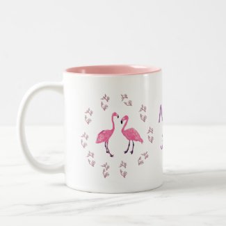 Pink Flamingo Birds