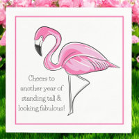 Pink Flamingo Birthday / Cheers to Another Year