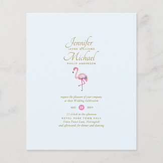 Pink Flamingo Bridal Shower by Mail or Wedding