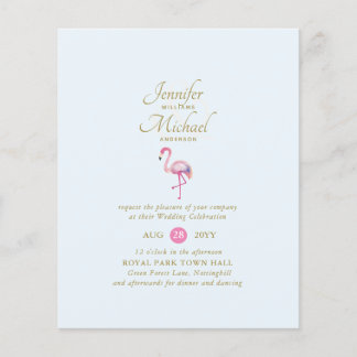 Pink Flamingo Bridal Shower by Mail or Wedding