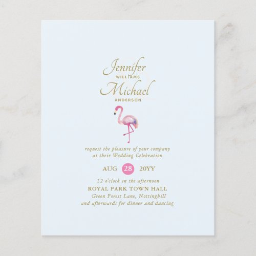 Pink Flamingo Bridal Shower by Mail or Wedding