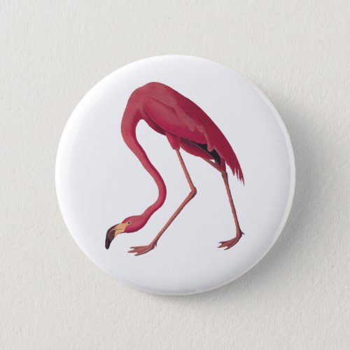 Pink Flamingo Button