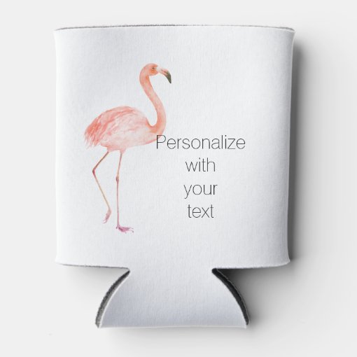 Flamingo Drink Holder Beer Can Cooler Sleeve,Cute Pink Flamingo