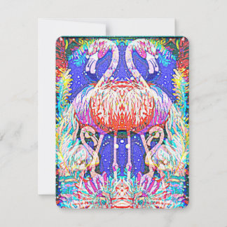Pink Flamingo Card