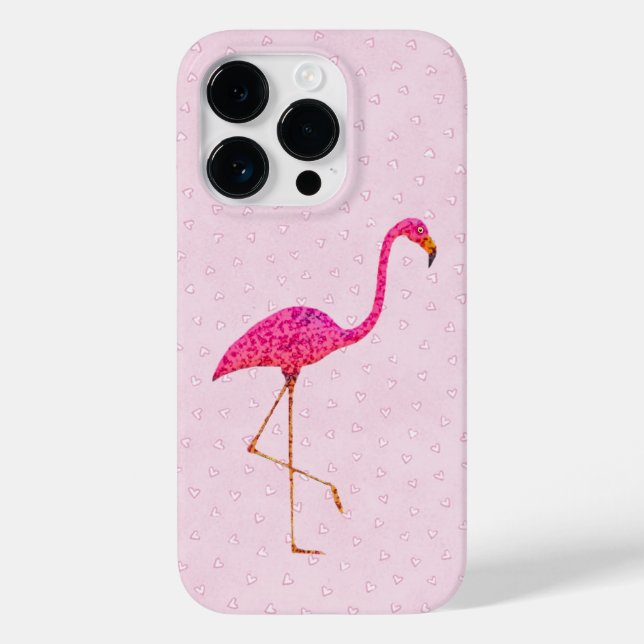 Pink Flamingo Case-Mate iPhone Case (Back)