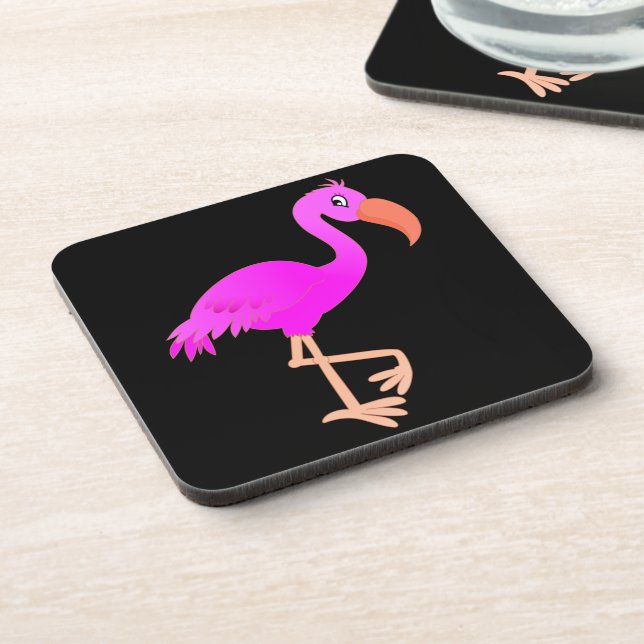 Pink Flamingo Coaster - Your Colors (Left Side)