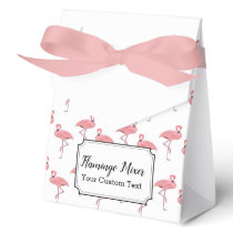 Pink Flamingo Cocktail Party Favor Boxes