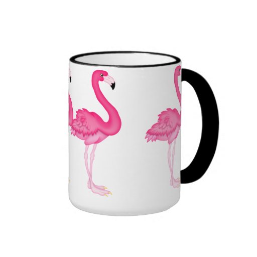 Pink Flamingo coffee mug | Zazzle