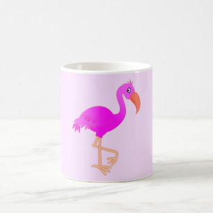Pink Flamingo Coffee Mug - Choose Colors