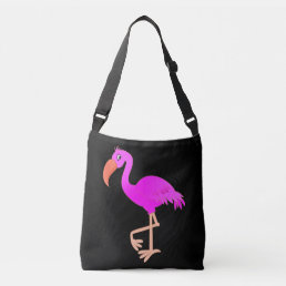 Pink Flamingo Crossbody Bag Custom Colors