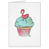 Pink Flamingo Cupcake (Front)