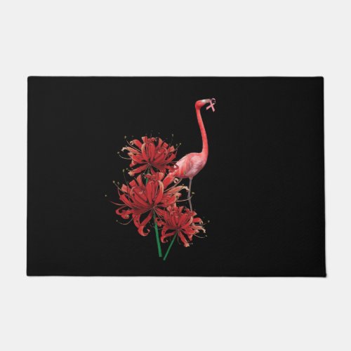 Pink Flamingo Doormat