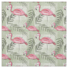 Pink Flamingo & Fabric
