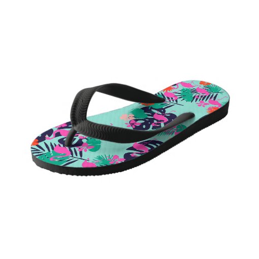 Pink Flamingo Flip Flops Zazzle