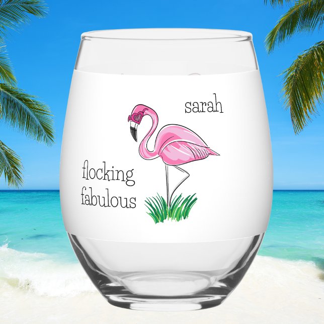 Pink Flamingo Flocking Fabulous Pink Glasses Name (Creator Uploaded)