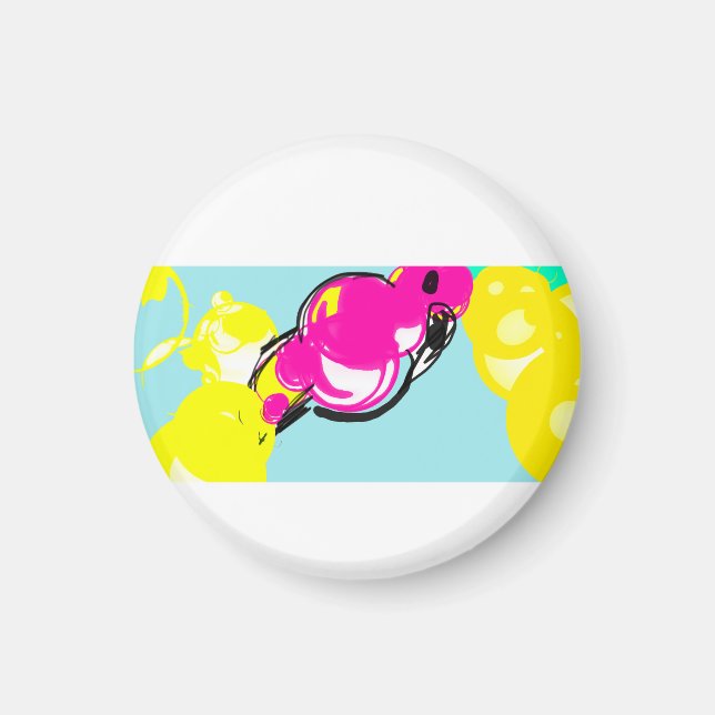 Pink flamingo fun  magnet (Front)
