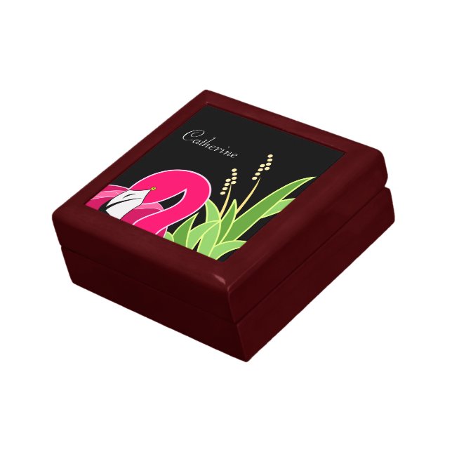 Pink Flamingo  Gift Box (Side)