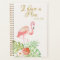 Pink Flamingo Gold Script Watercolor Illustrations