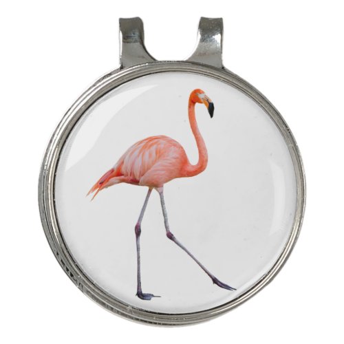 Pink Flamingo Golf Hat Clip