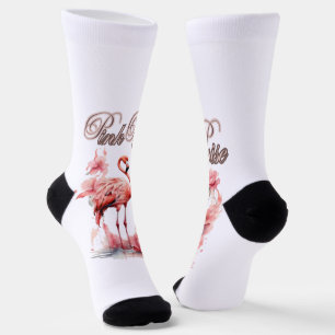 Pink Flamingo Grace Bella Kotak Style Socks