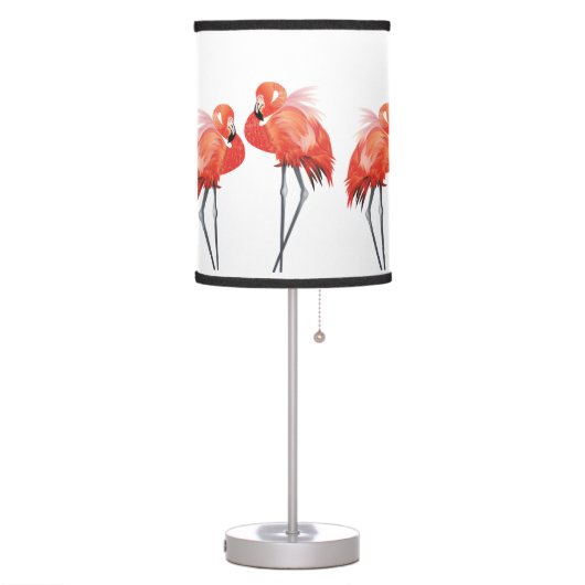 Pink Flamingo Home Decor Table Lamp (Left)